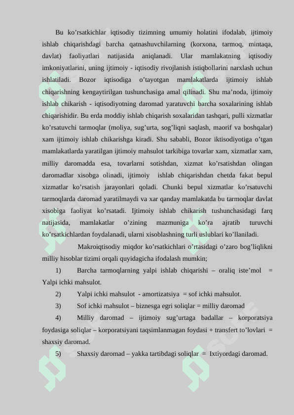 Asosiy makroiqtisodiy ko’rsatkichlar 3