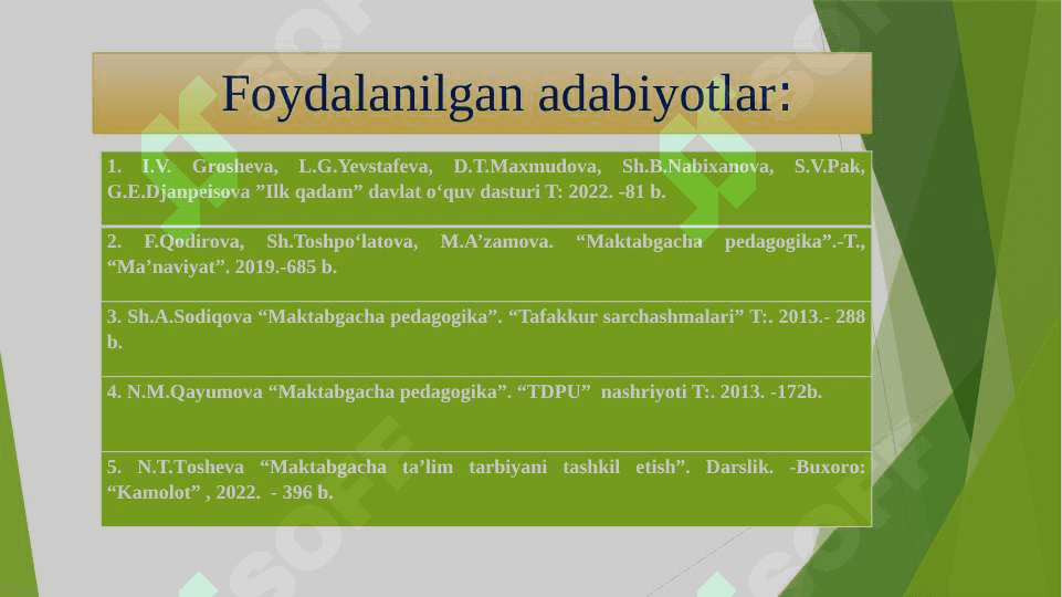 Maktabgacha ta’limda markazlar faoliyatida olib boriladigan ishlar 3