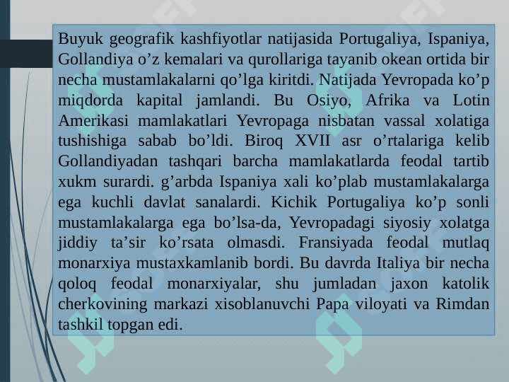 Yevropa. Vestfaliya geosiyosiy davri 1648-1814 5