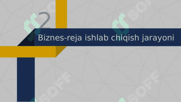 Biznes reja ishlab chiqish va taqdim etish 8