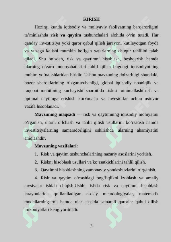 RISK VA QAYTIMNING MOHIYATI VA HISOBLANISHI (Автосохраненный) 3