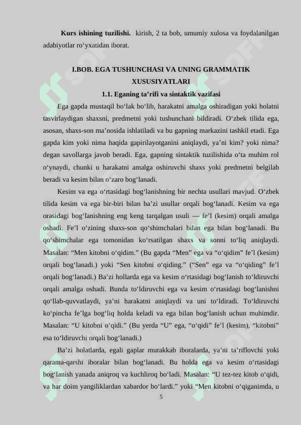Ega va uning ifodalanishi 5