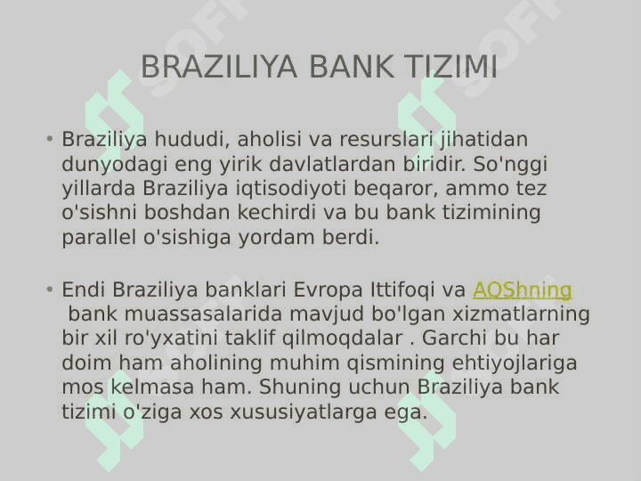 Braziliya bank tizimi 2