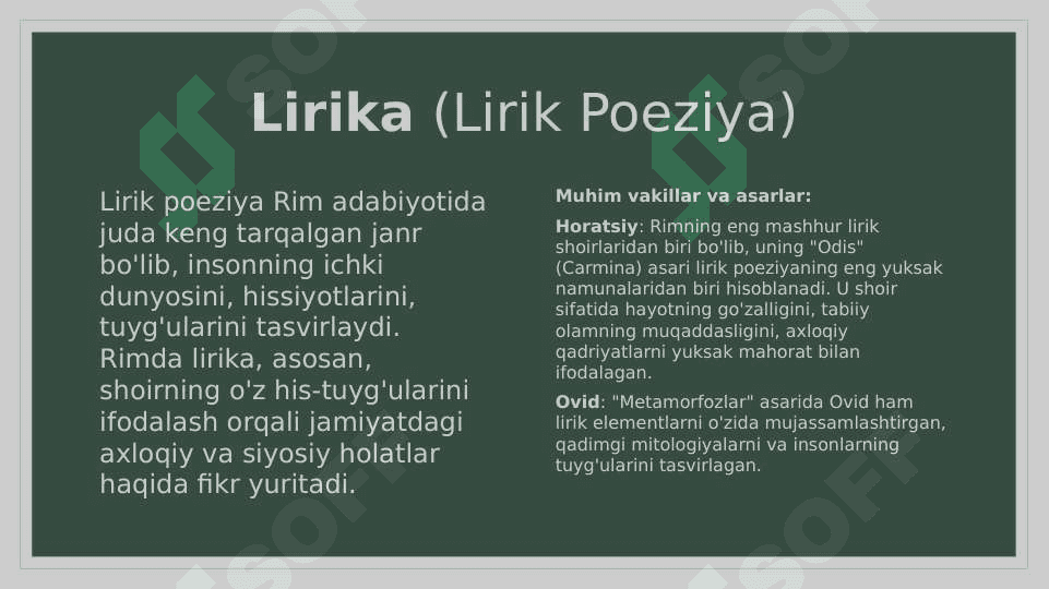 Antik davr Rim adabiyoti 8