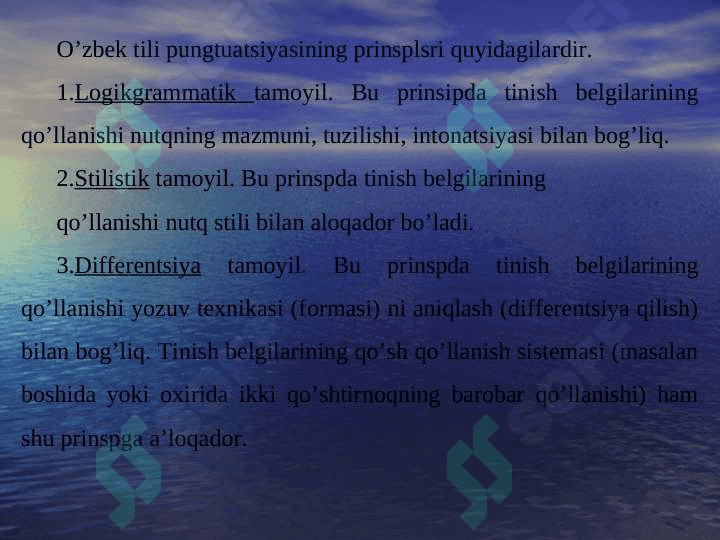 O`zbek tili punktuatsiyasi. 4