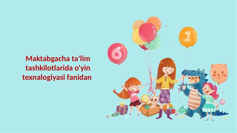 Aqliy tarbiyaga oid oyinlar