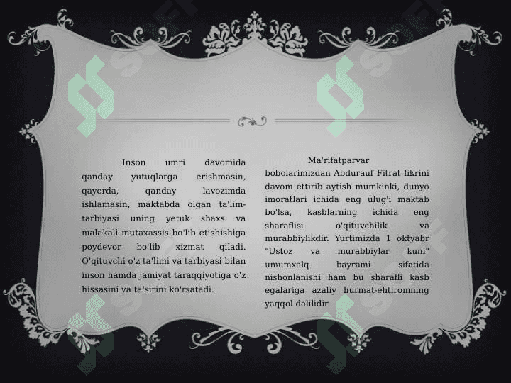 SHAXS BARKAMOLLIGI 4