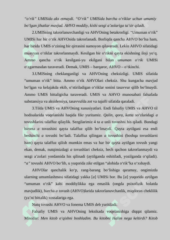TIL, LISON VA NUTQ MUNOSABATI. TIL SATHLARI VA BIRLIKLARI. LISONIY PARADIGMA, LISONIY ZIDDIYAT VA UNING TURLARI 6