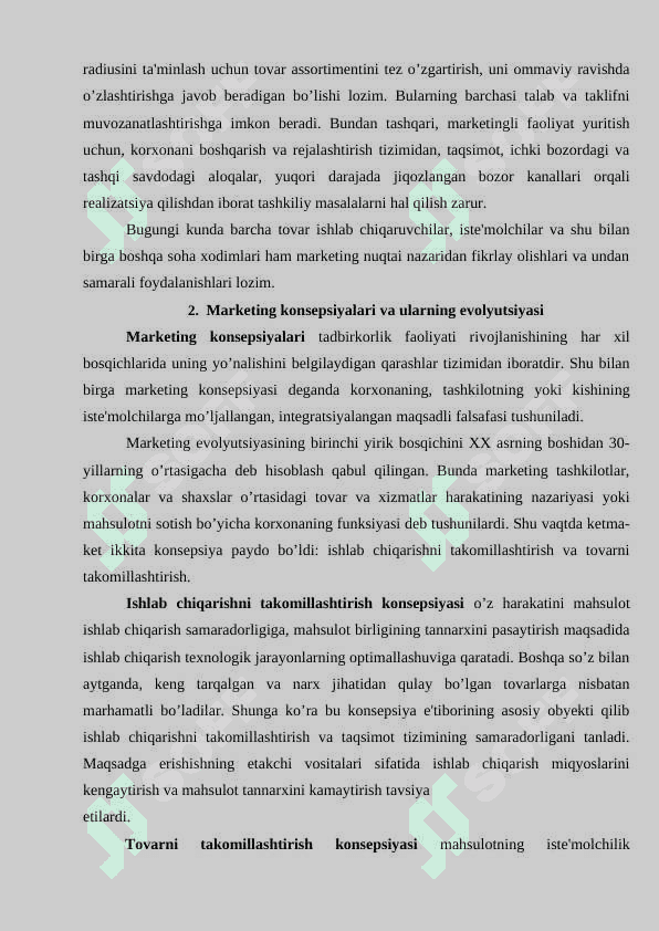 Marketingni maqsadi va mohiyati 8