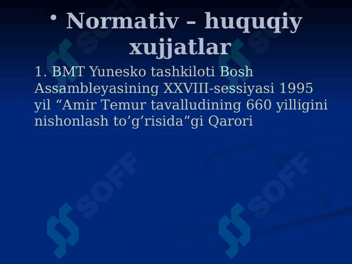 AMIR TEMUR VA TEMURIYLAR IMPERIYASI DAVLATI VA HUQUQI 5