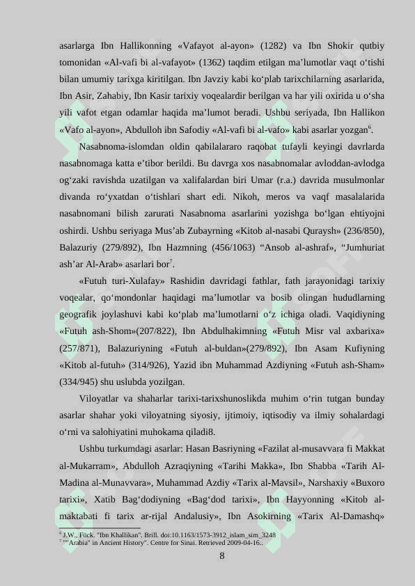 FRANSUZ TARIXSHUNOSLIGIDA OʻRTA OSIYONING ILK OʻRTA ASRLAR DAVRI TARIXINING OʻRGANILISHI 8