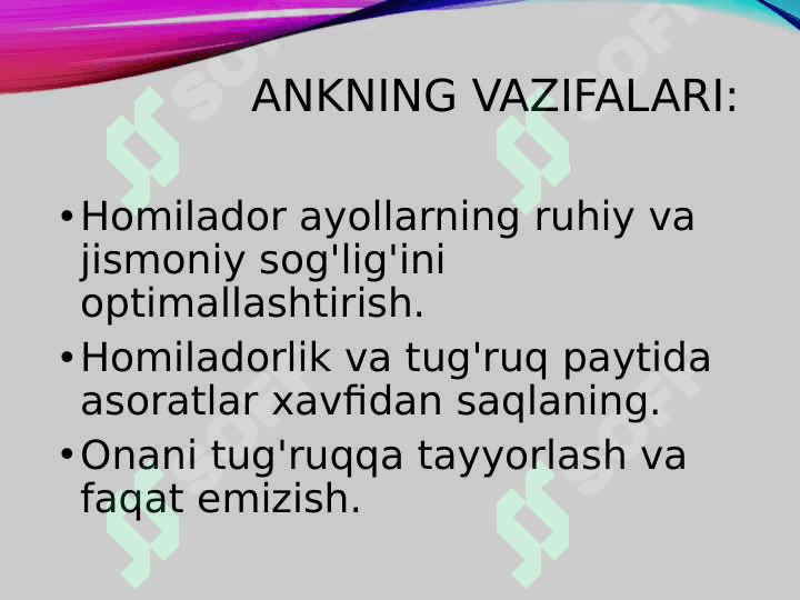 Behatar onalik tamoyillari ANTENATAL PARVARISH 3