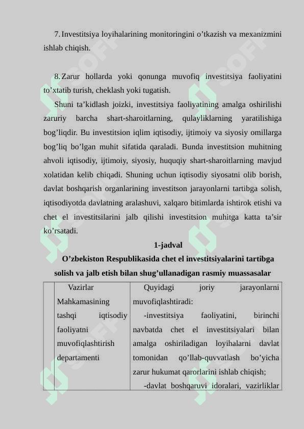 Firmalarning investision siyosati. 6