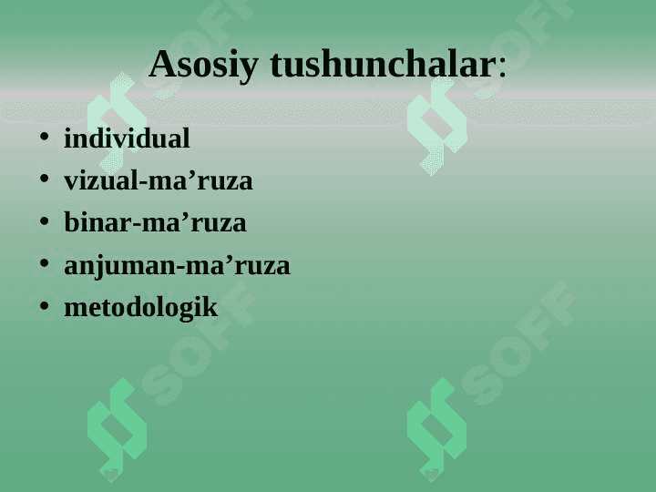 DARS TA’LIMNI TASHKIL ETISH ASOSIY SHAKLLARI 3