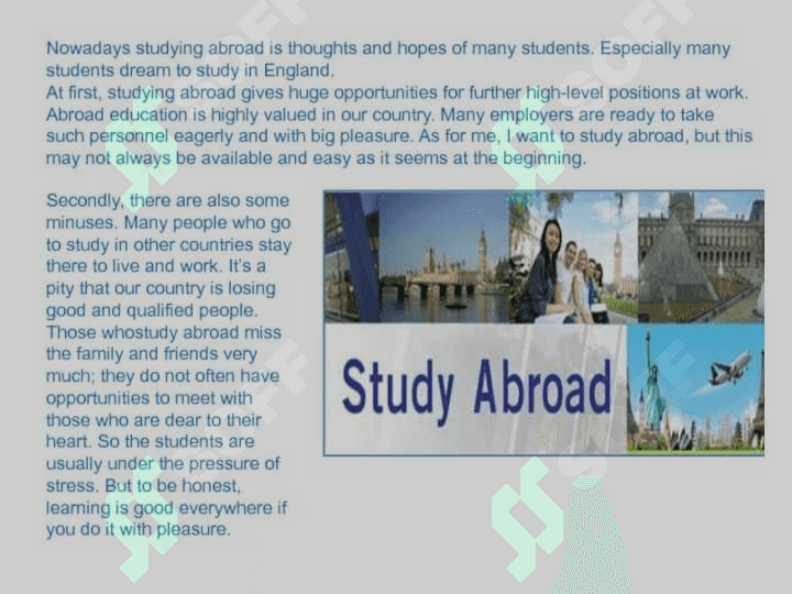 BENEFITS OF STUDYING ABROAD 4