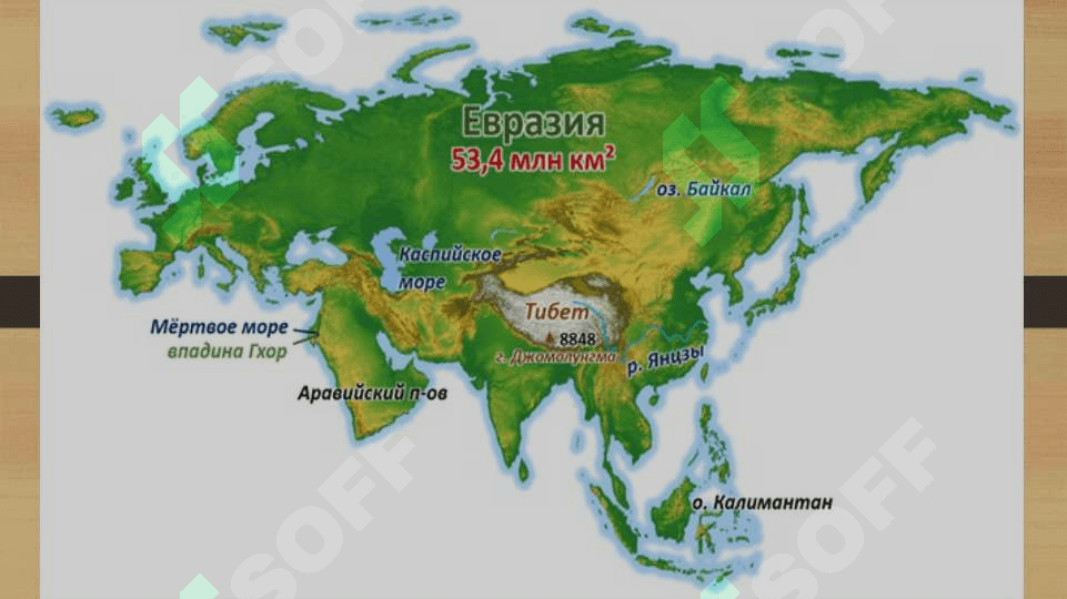 Yevrosiya materigini tektonik xaritasini tahlil etish 2