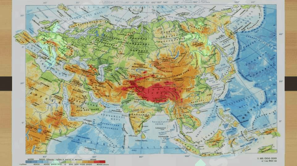 Yevrosiya materigini tektonik xaritasini tahlil etish 3