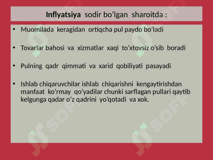 INFLATSIYA VA INFLATSIYAGA TA'SIR ETUVCHI OMILLAR 4