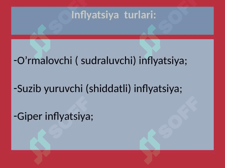 INFLATSIYA VA INFLATSIYAGA TA'SIR ETUVCHI OMILLAR 6