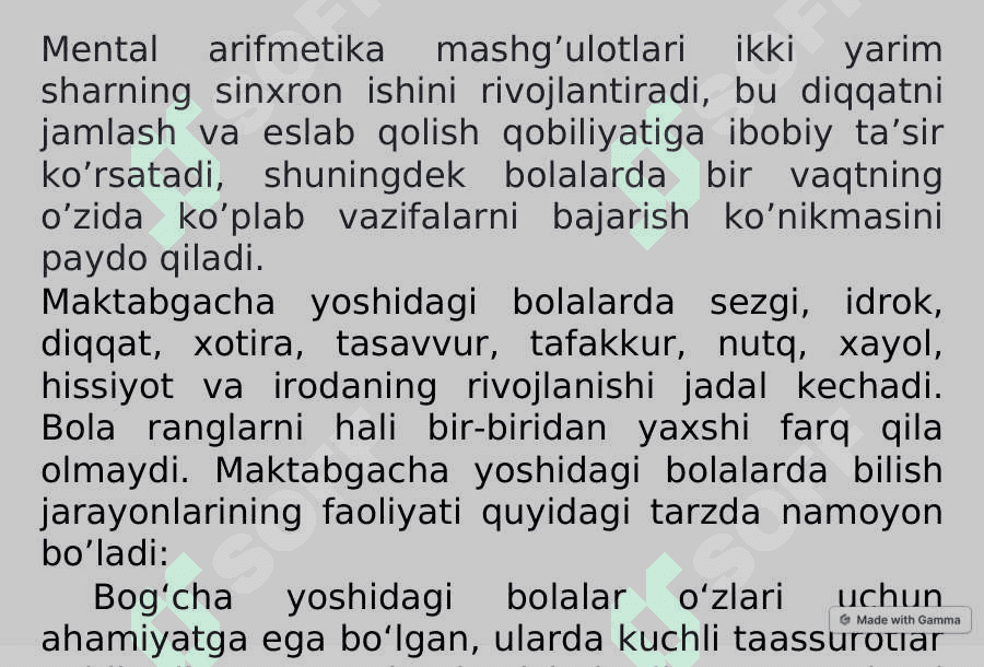 Ilk va maktabgacha yoshda bolalarning predmetlar o’lchamini idrok qilishning o’ziga xosligi-2 4