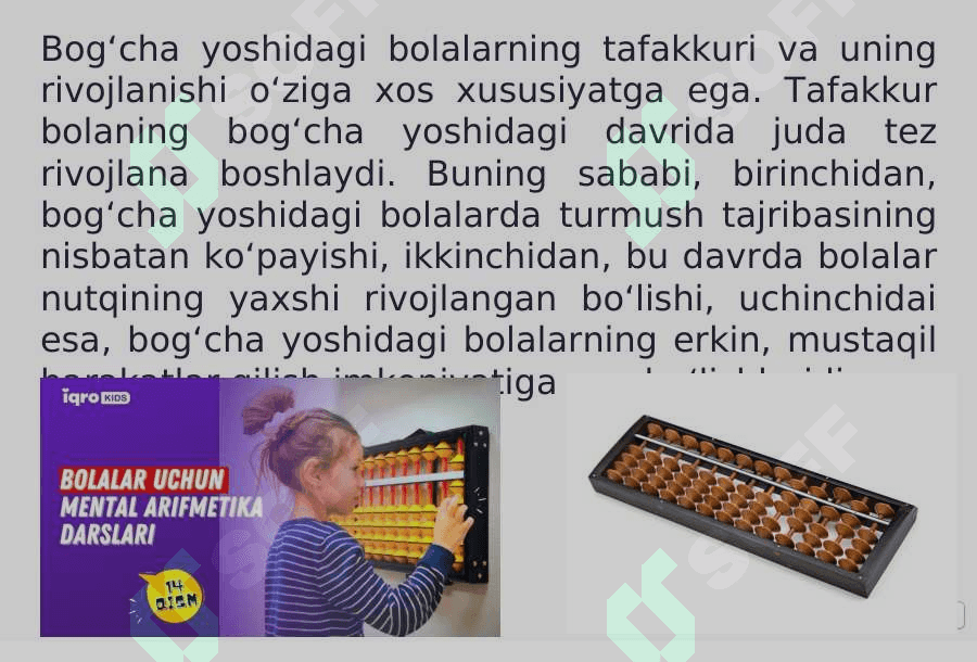 Ilk va maktabgacha yoshda bolalarning predmetlar o’lchamini idrok qilishning o’ziga xosligi-2 5