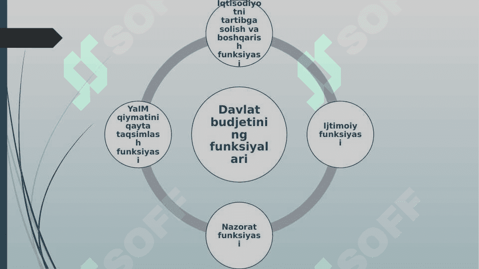 DAVLAT BUDJETINING MOHIYATI VA AHAMIYATI 6