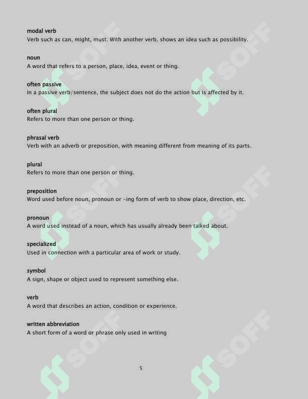 Exclusive B2 WORDS 5