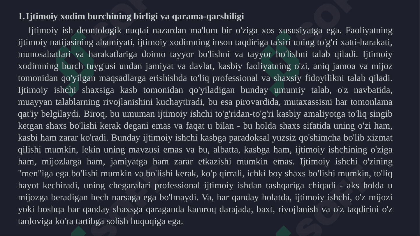 Nizolarni hal qilishda deontologik yondashuvlar. 4