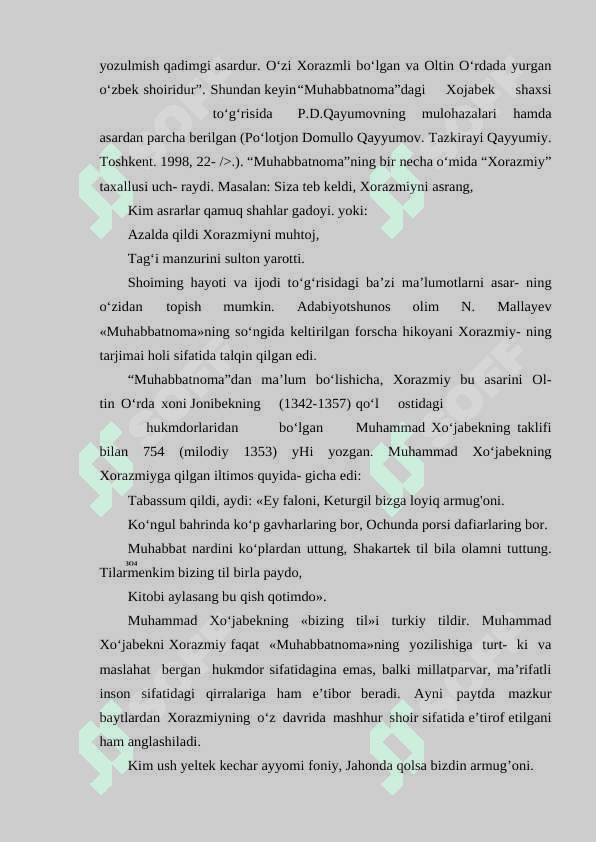 O’zbek  adabiyotida noma janri. 4
