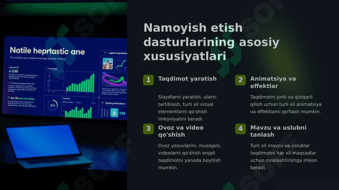 Namoyish etish va tahrirlash dasturlari 2