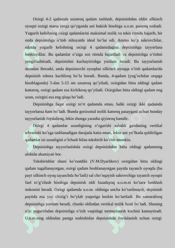 Uzunlikka sakrash turlari texnikasi asoslari 7
