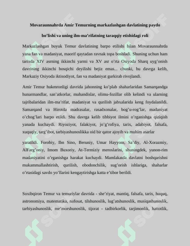 AMIR TEMUR O‘GITLARINING TARBIYAVIY AHAMIYATI 3