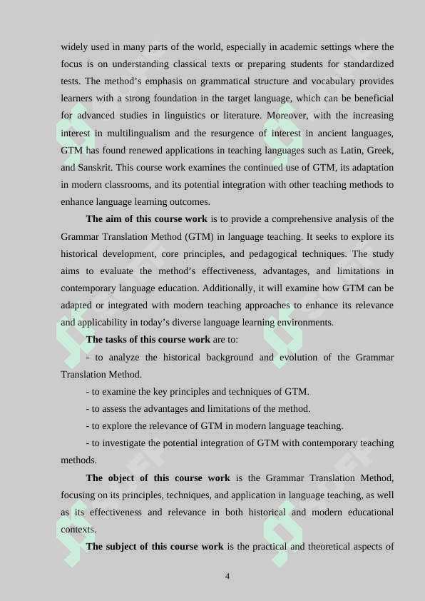 The grammar translation method 4