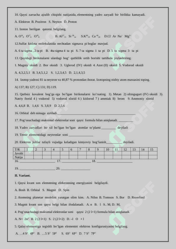 11-sinf kimyo nazorat ishlari daftari 2024-2025 6
