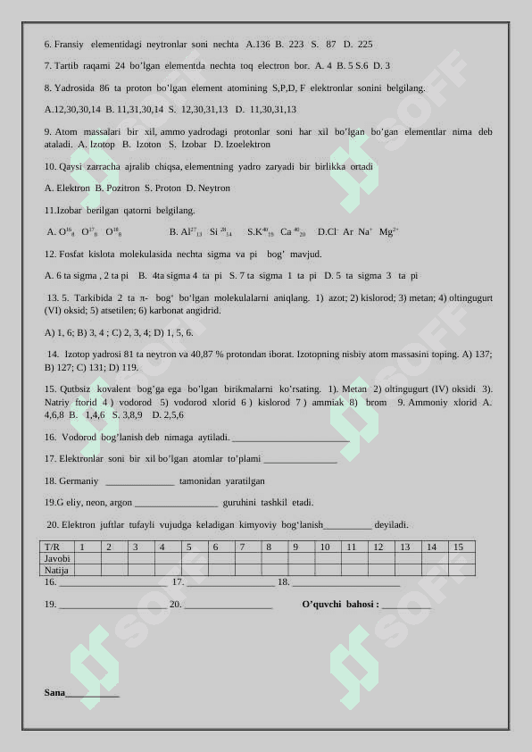 11-sinf kimyo nazorat ishlari daftari 2024-2025 7