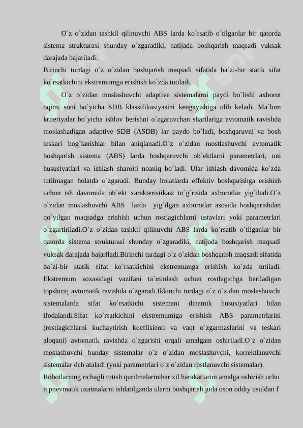 Sanoat robotlarining elektr yuritmalari 4