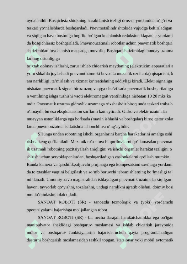 Sanoat robotlarining elektr yuritmalari 5