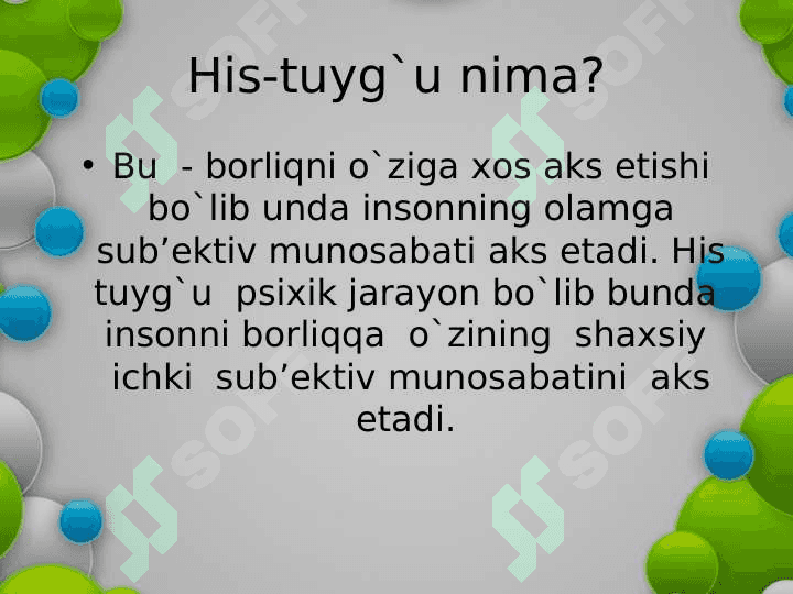 Emotsiya haqida psixologik nazariyalar 3
