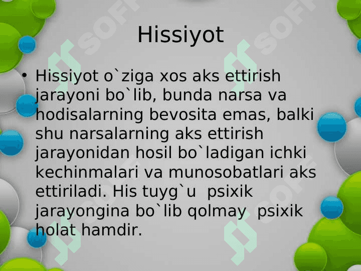 Emotsiya haqida psixologik nazariyalar 4