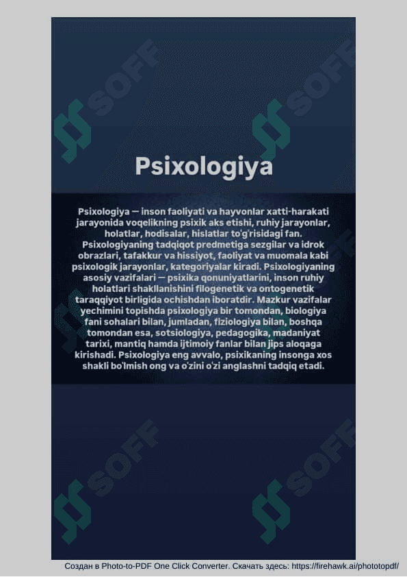 Psixologiya haqida tushuncha 2
