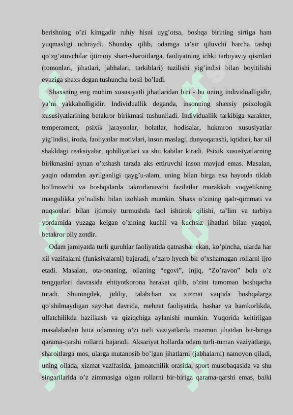 Shaxs ijtimoiy-psixologik fenomen sifatida 3