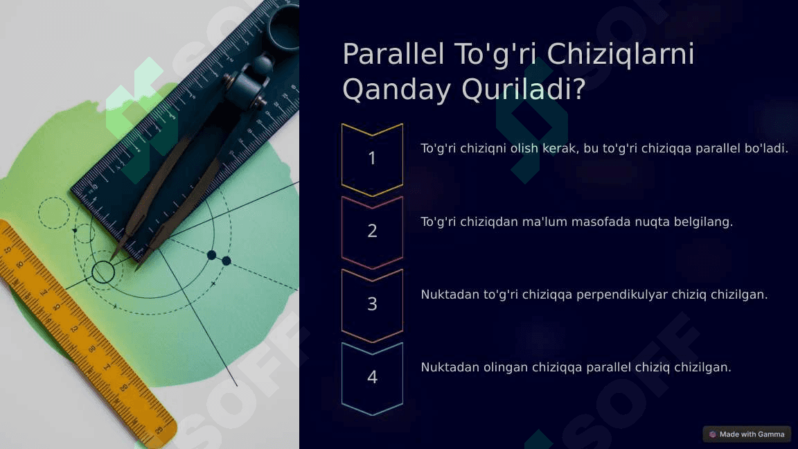 Parallel to'g'ri chiziqlar 4