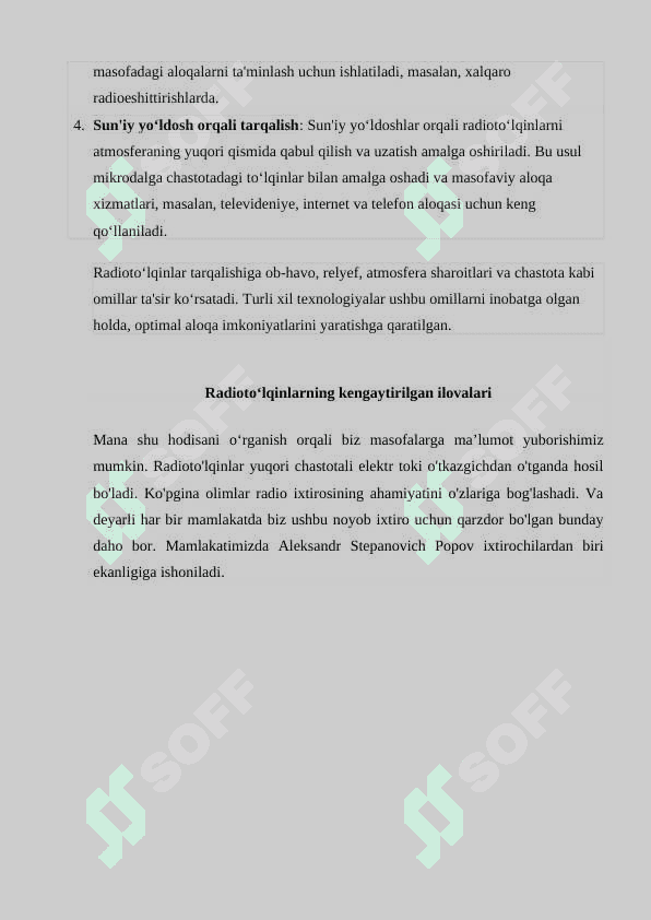 Radioto'lqinlarning tarqalishi 6