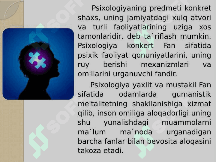 Yangi davr psixologiyasiga umumiy tavsifnoma 8