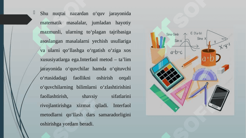 BOSHLANG’ICH SINF MATEMATIKA DARSLARIDA QOLDIQLI BO‘LISH. 4
