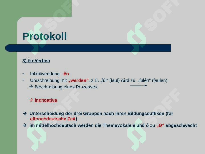 Schwache Verben: Zusammenfassung und Übung 5