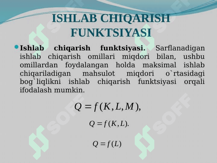 Ishlab chiqarish 6