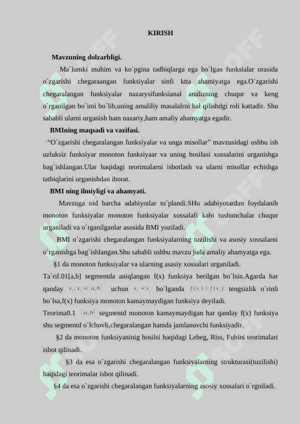 O`zgarishi chegaralangan funksiyalar 3