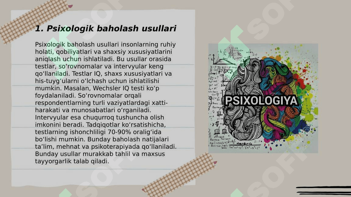 Evaluation psixologiyaga kirish 3