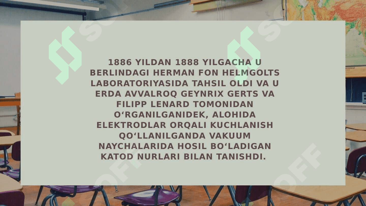 RENTGEN NURLARINI OʻRGANISH TARIXI 8